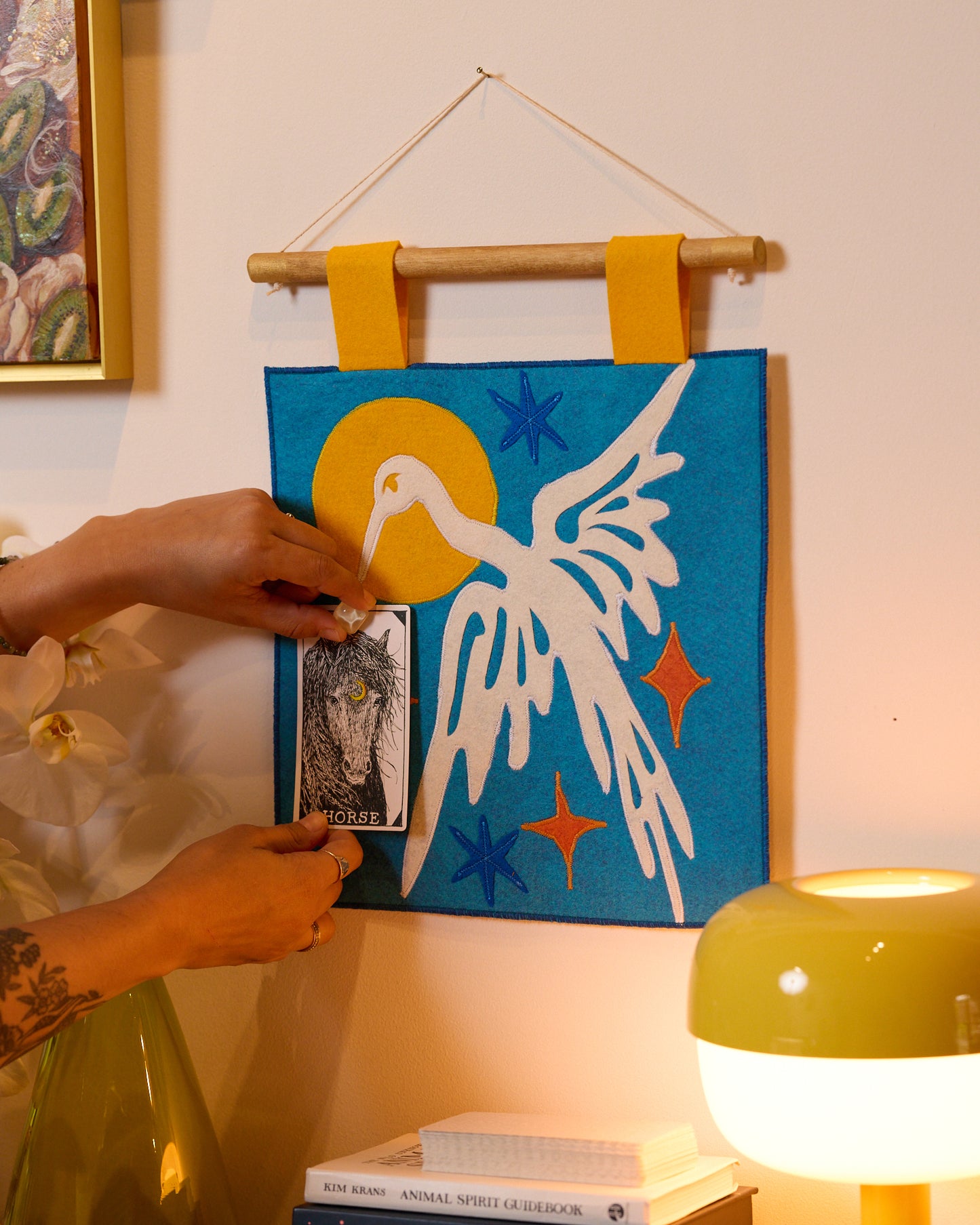 Daily Tarot Card Display - Cerulean Flight