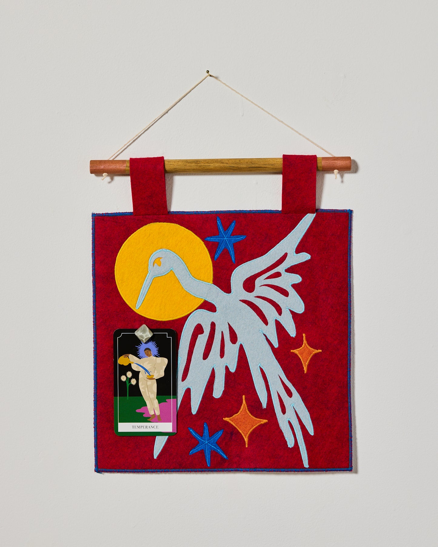 Daily Tarot Card Display - Crimson Flight