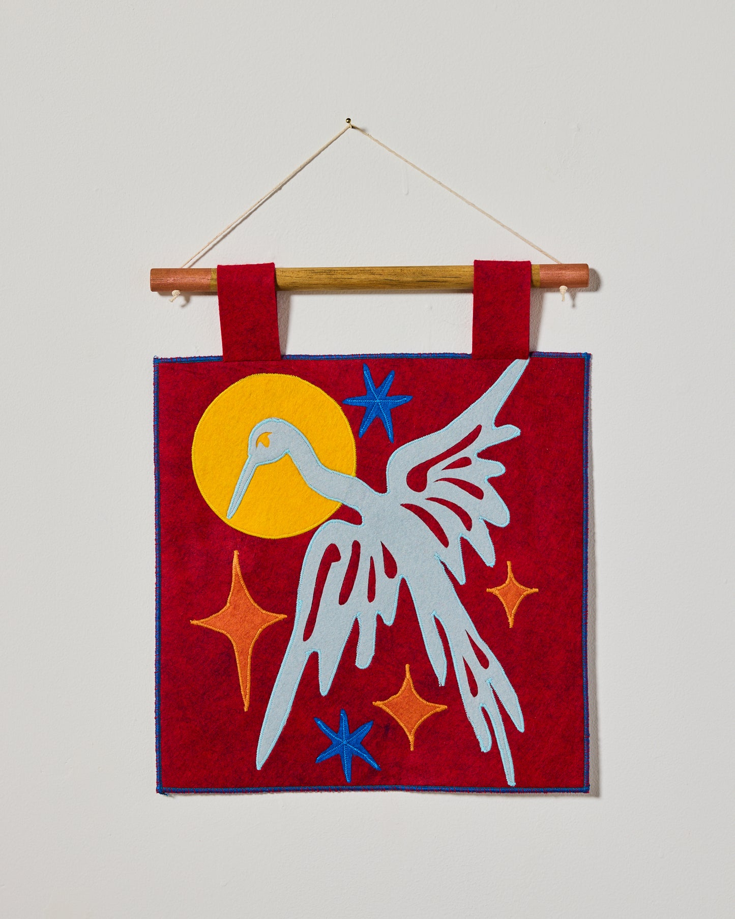 Daily Tarot Card Display - Crimson Flight
