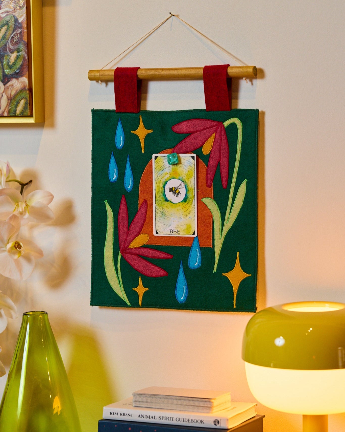Daily Tarot Card Display - Emerald Window