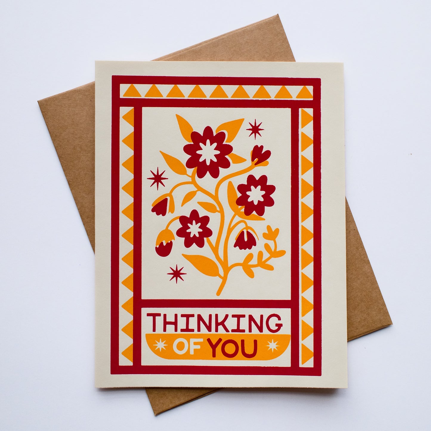 Thinking of You Screen Printed Card