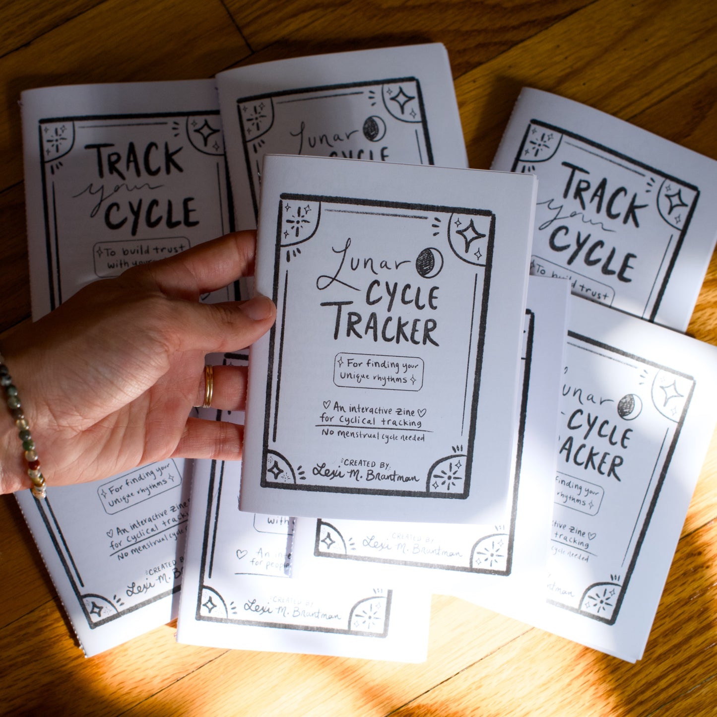 Lunar Cycle Tracking Zine