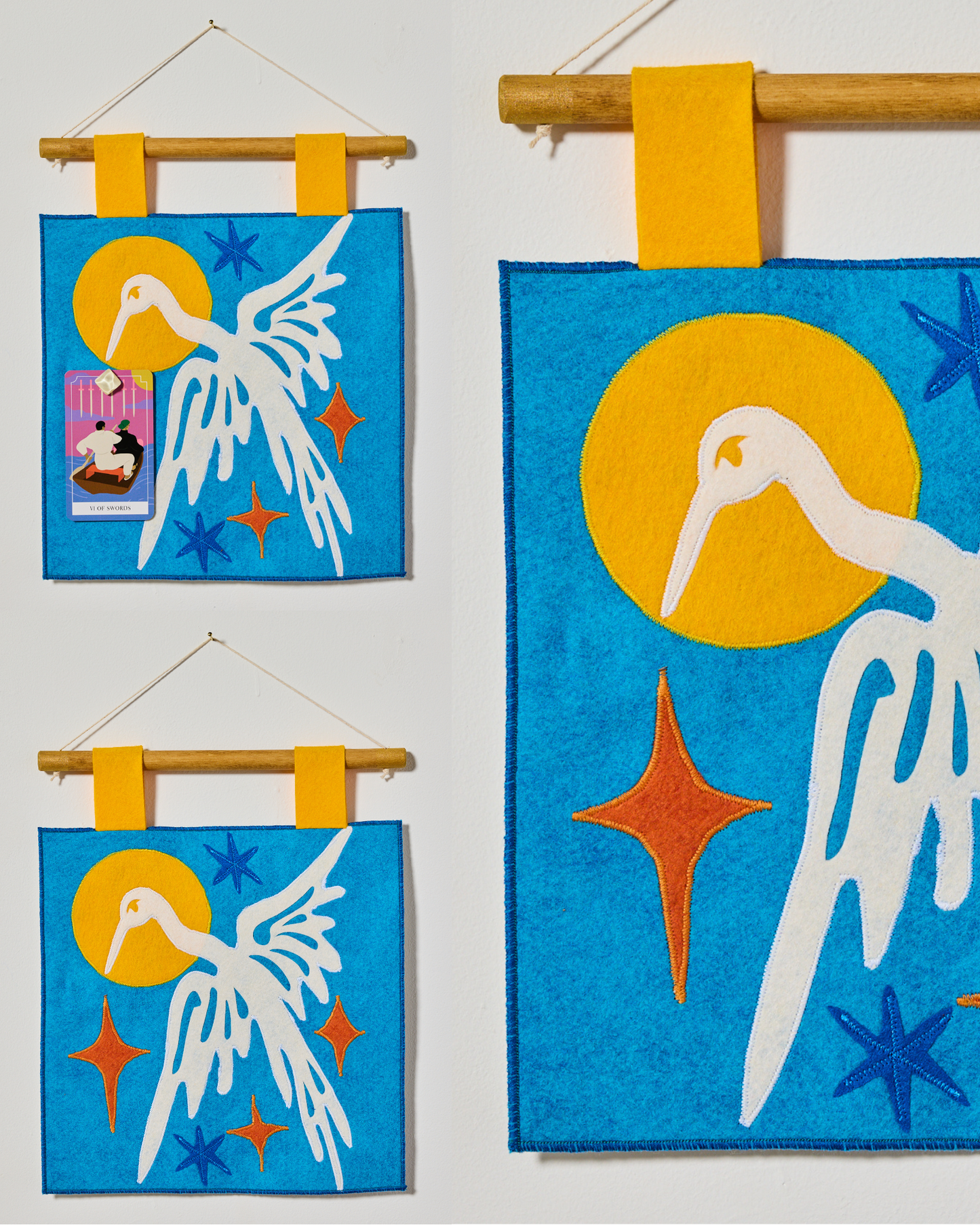 Daily Tarot Card Display - Cerulean Flight