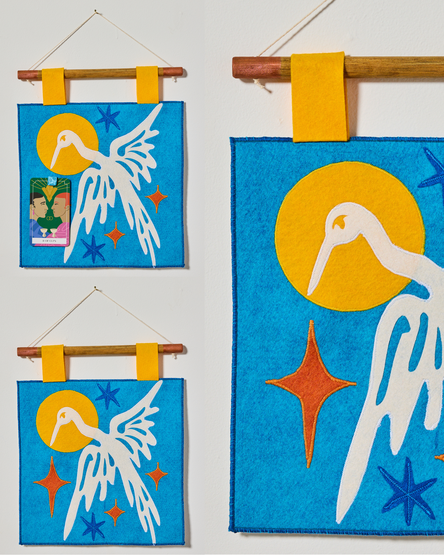Daily Tarot Card Display - Cerulean Flight