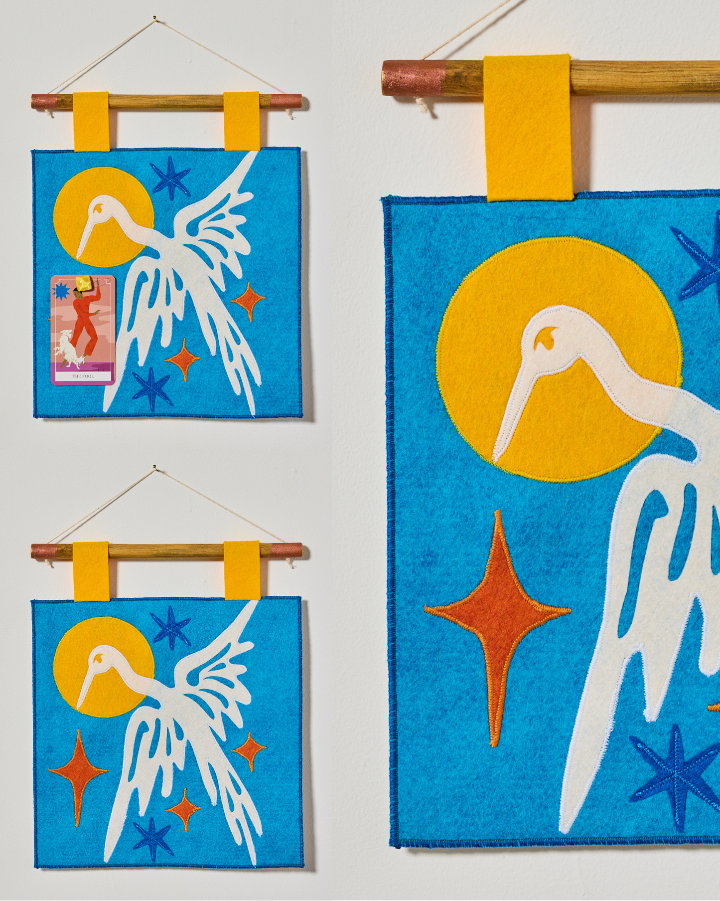 Daily Tarot Card Display - Cerulean Flight