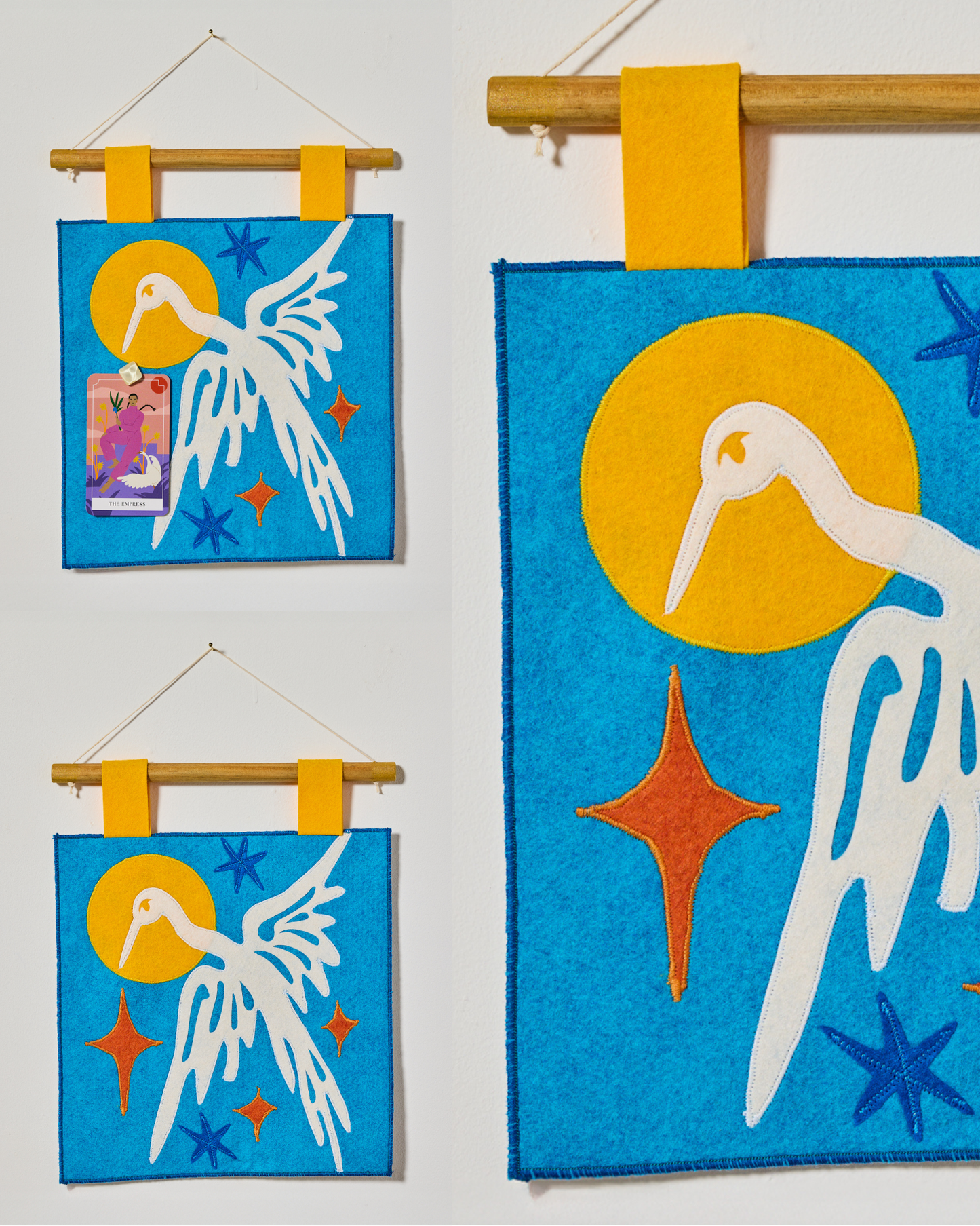 Daily Tarot Card Display - Cerulean Flight