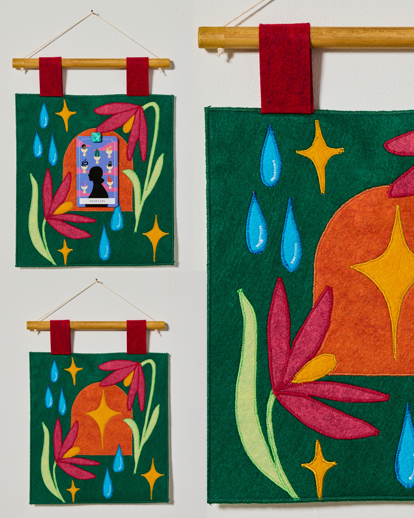 Daily Tarot Card Display - Emerald Window