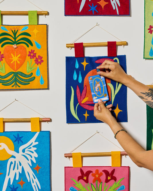 Daily Tarot Card Display - Midnight Window