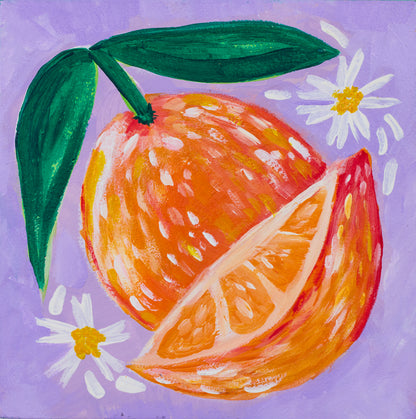 Florida Orange Archival Giclée Print