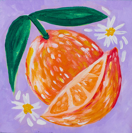 Florida Orange Archival Giclée Print