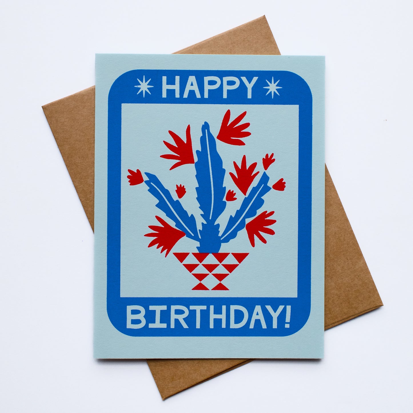 Happy Birthday! Screen Printed Card