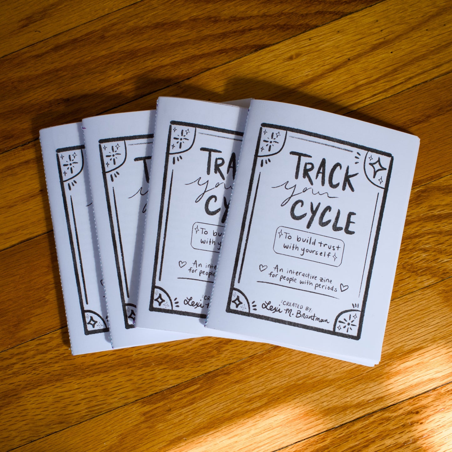 Menstrual Cycle Tracking Zine