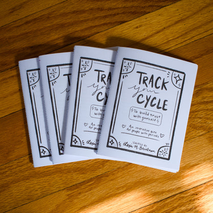 Menstrual Cycle Tracking Zine