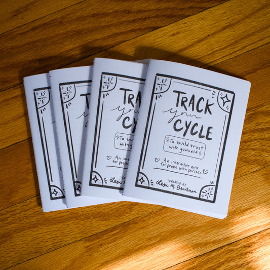 Menstrual Cycle Tracking Zine