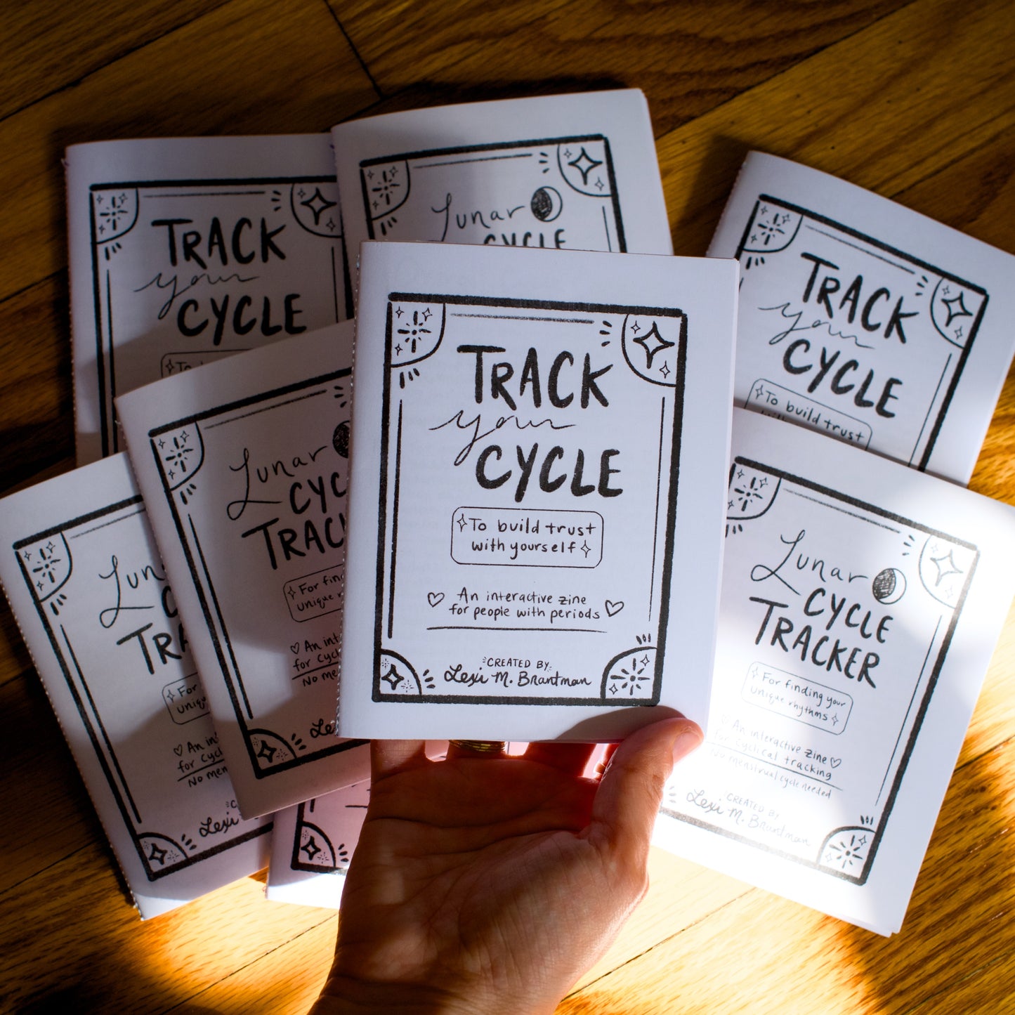 Menstrual Cycle Tracking Zine