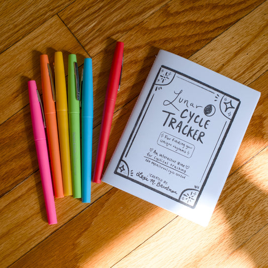 Lunar Cycle Tracking Zine