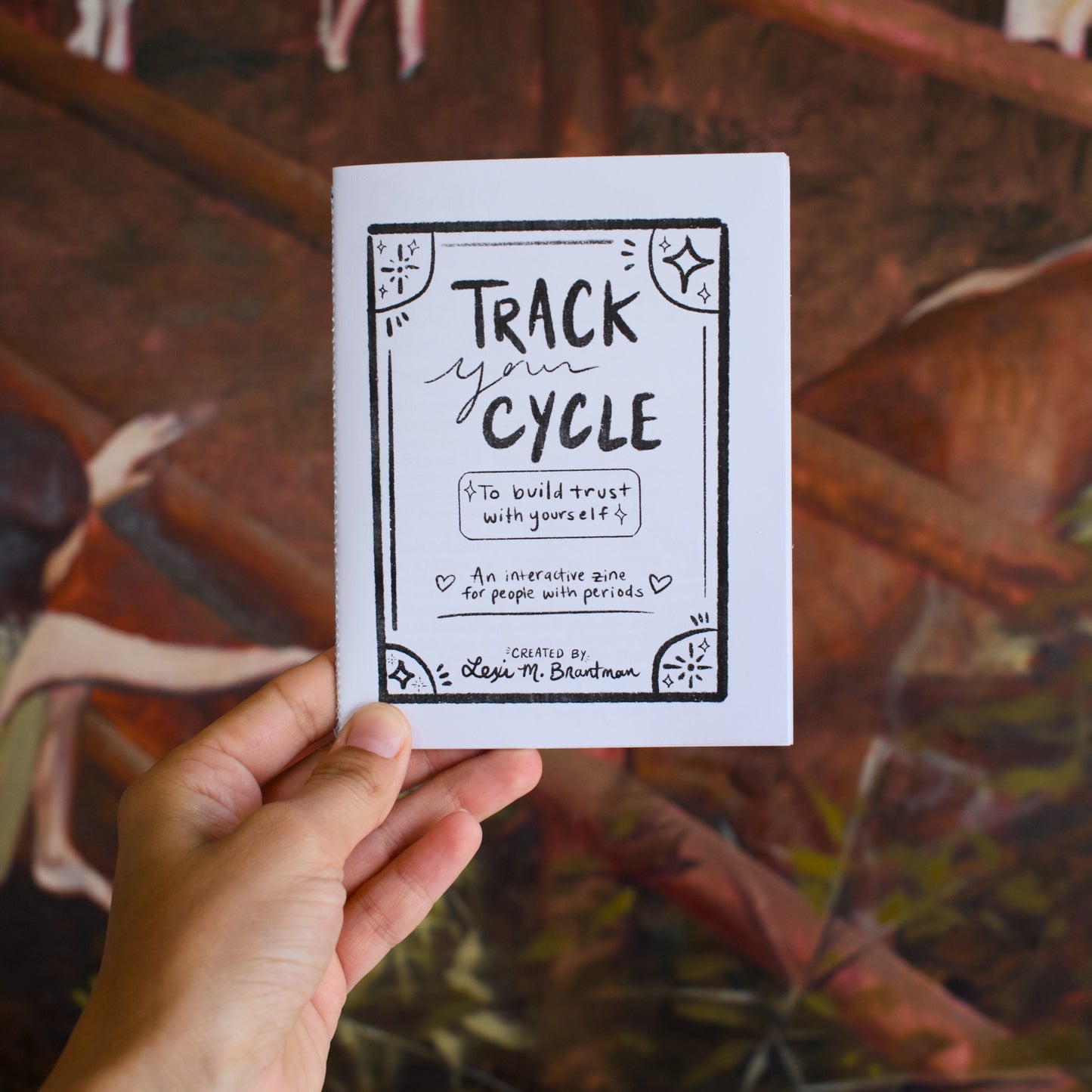 Menstrual Cycle Tracking Zine