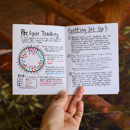 Menstrual Cycle Tracking Zine