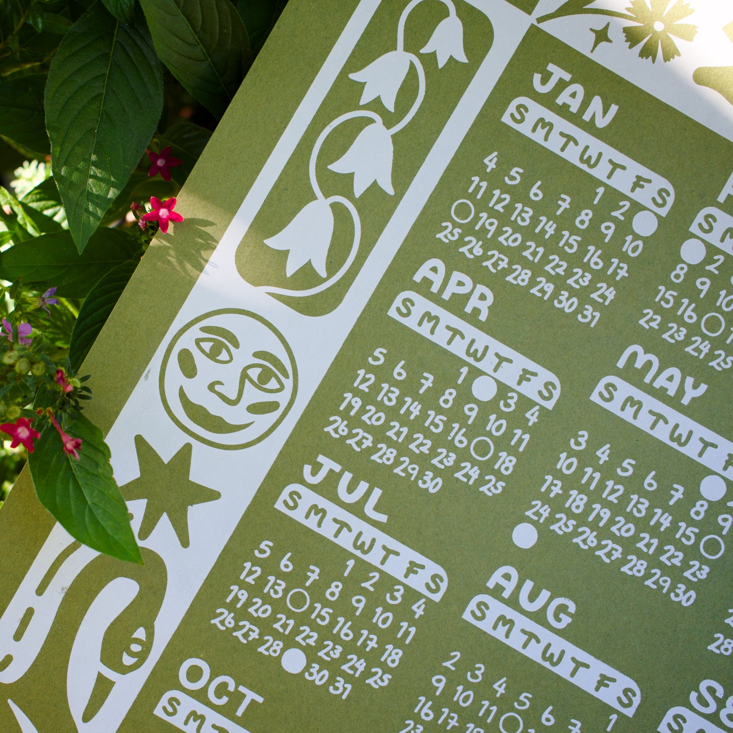 2026 Calendar Print - Green *Pre-Order*