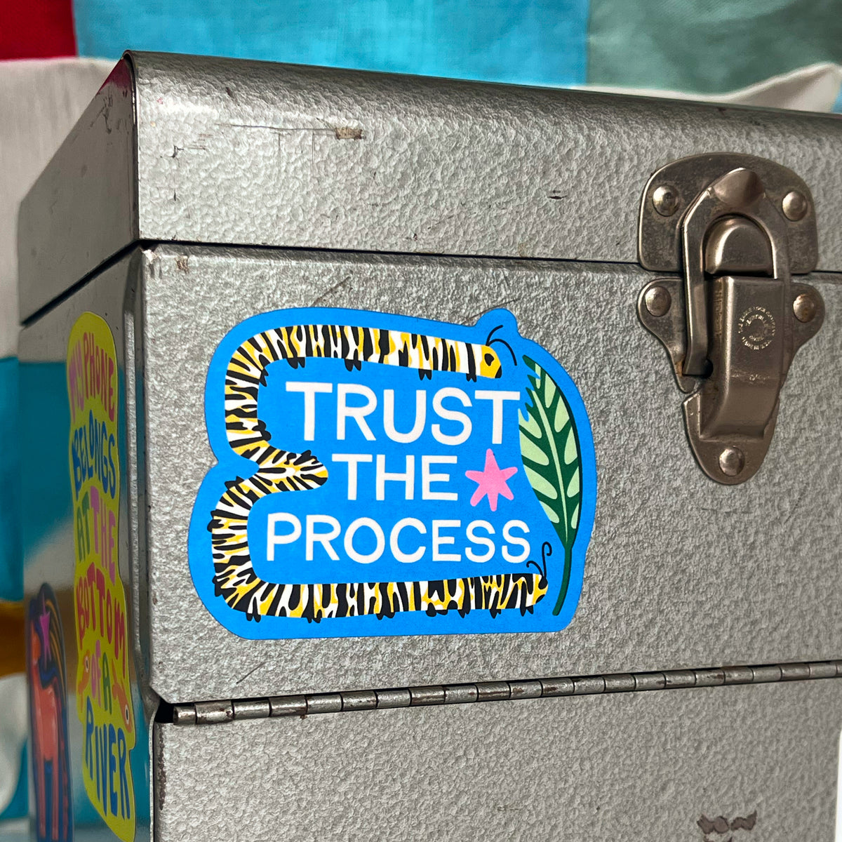 Trust The Process Caterpillar Sticker