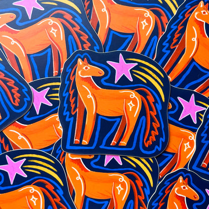 Star Horse Sticker